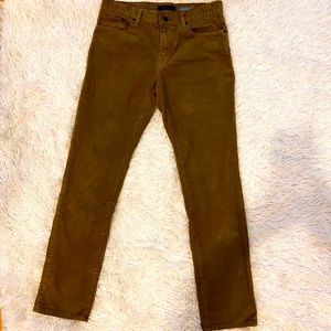Aeropostale skinny fit brown corduroy men’s pants